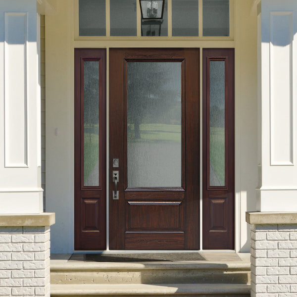 Exterior Single Door with Two Sidelites