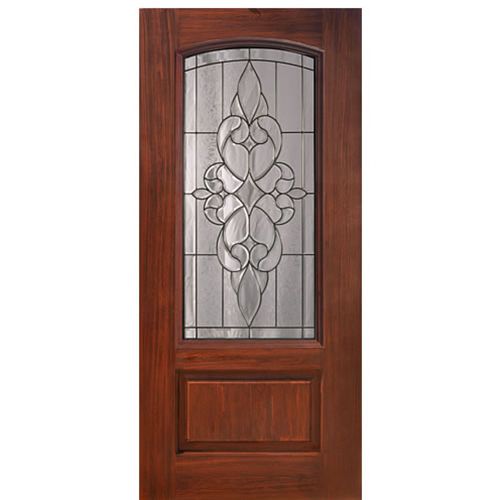 1 Panel Arch Lite Courtlandt Design Fiberglass Entry Door