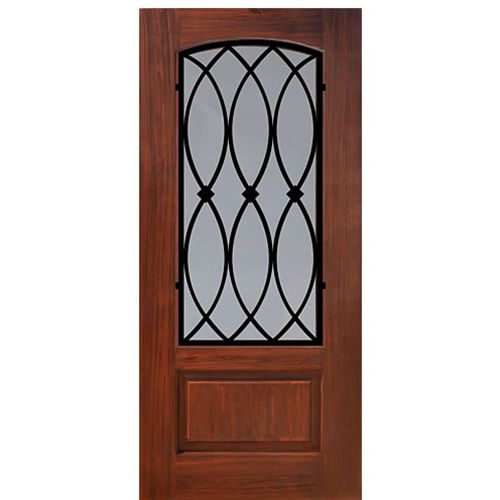 1 Panel Arch Lite La Salle Design Fiberglass Entry Door