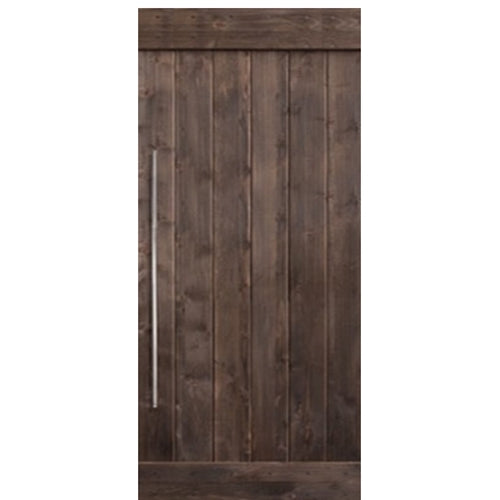 Knotty Alder Plank Barn Door