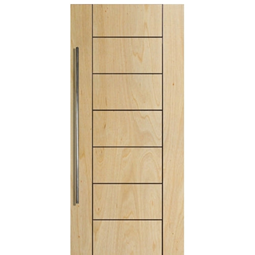 Birch Brentwood Solid Contemporary Barn Door