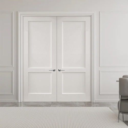 8782 | 2-Panel Shaker Redi-Prime Solid Core Single Door