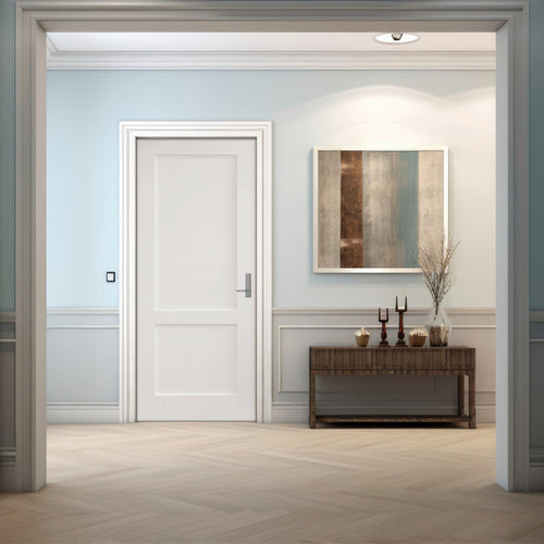 8782 Double | 2-Panel Shaker Redi-Primed Solid Core Double Door