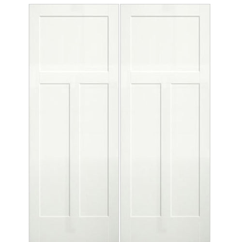 Craftsman Shaker Redi-Primed Solid Core  Double Door