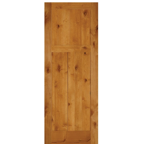 Craftsman Shaker Knotty Alder Solid Core Door