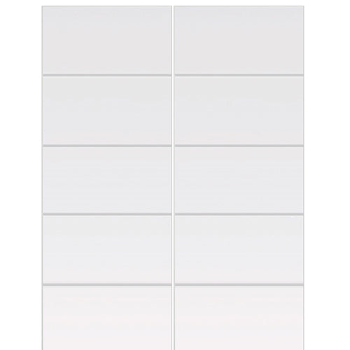 5 Panel Grooved Premium Flush Redi-Prime Interior Double Door