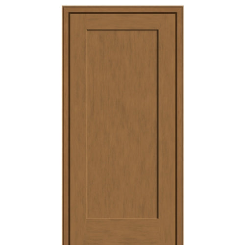 1 Panel Fiberglass Fir Grain Shaker Entry Door