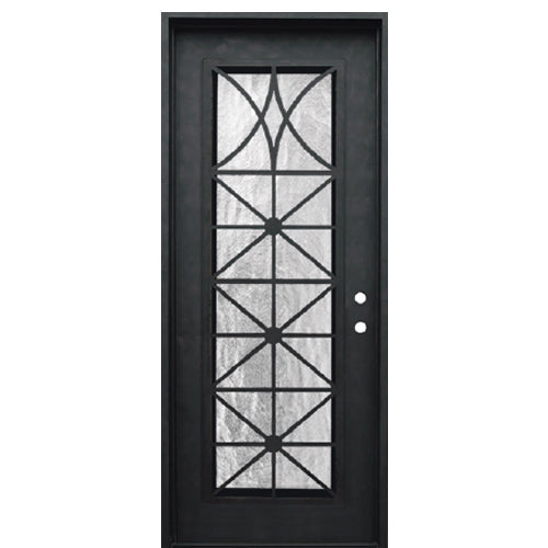 Bay Street FV 8-0 1D | Full View Decorative Iron Door