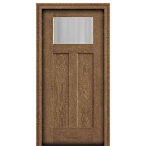 CCA210 | Craftsman Style Fir Grain Fiberglass Door