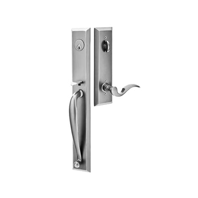 Emtek Jefferson Satin Nickel [Multipoint Handle Options]