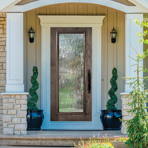 P-KA Estancia Full Lite 68 | Full Lite Solid Knotty Alder Exterior Door