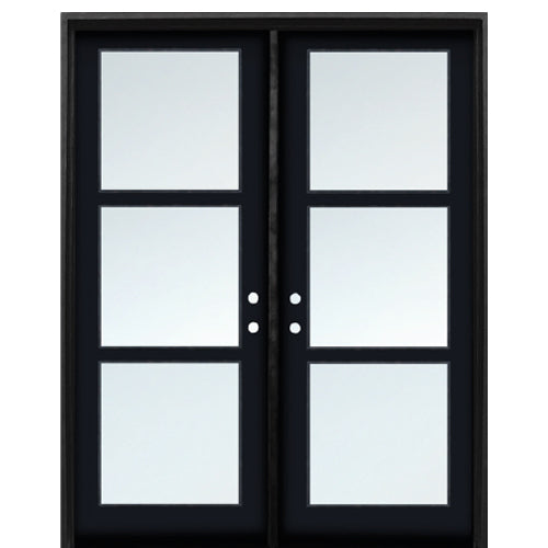 Metro Modern 3LT 8-0 2D | 3 Lite Modern Double Door