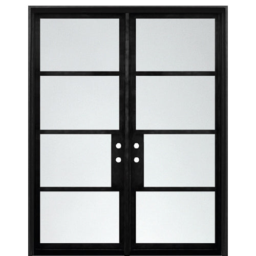 Midtown Modern 4LT 8-0 2D | 4 Lite Modern Double Door