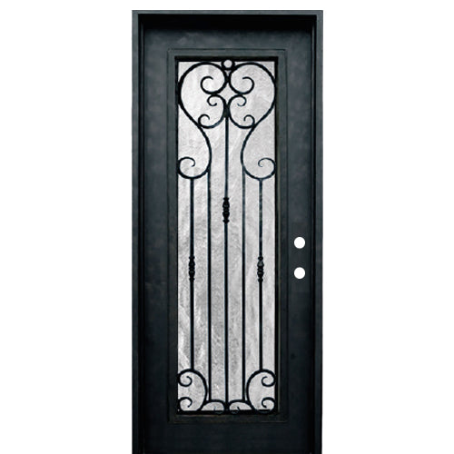 Milan Iron FV 8-0 1D | Full View Decorative Iron Door