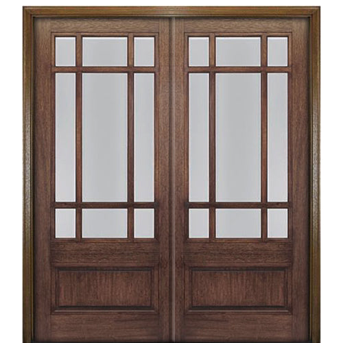 NT - CR007 | 9 Lite Praire Style Double Door 6-8