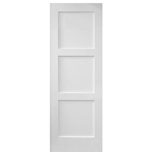 8730 | 3-Panel Shaker Redi-Prime Solid Core Single Door