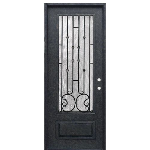 Veneto Iron 3/4 8-0 1D | 3/4 Decorative Iron Door