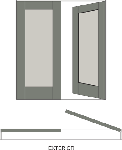 Double Doors Right Inswing