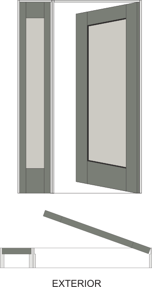 Left Sidelite Right Inswing